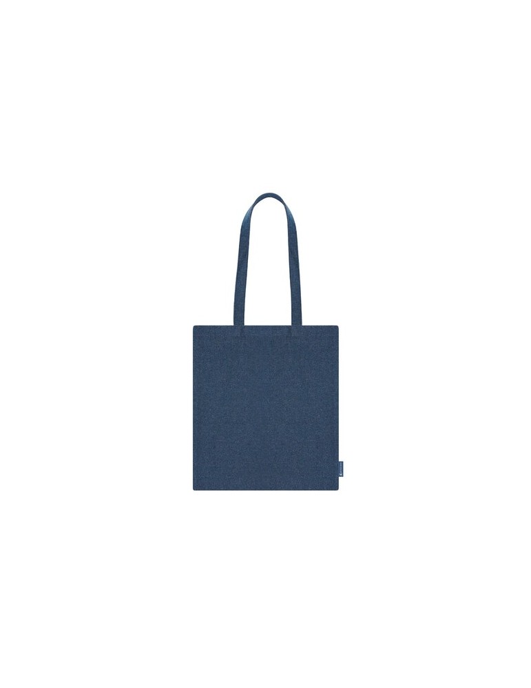 Sac Spinel Couleurs : bleu Matières : jean recyclé personnalisable avec votre logo