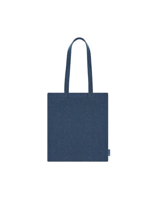 Sac Spinel Couleurs : bleu Matières : jean recyclé personnalisable avec votre logo
