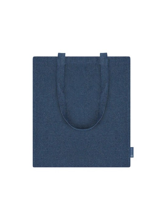 Sac Spinel Couleurs : bleu Matières : jean recyclé goodies publicitaire événementiel