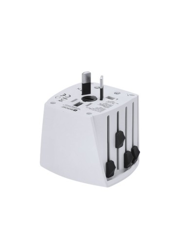 Adaptateur Voyage Universel Skross MUV MICRO Couleurs : blanc cadeau entreprise pas cher