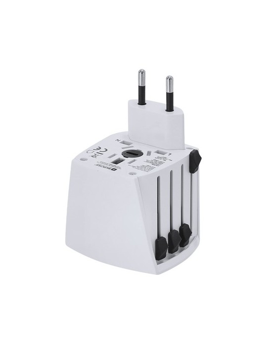 Adaptateur Voyage Universel Skross MUV MICRO Couleurs : blanc goodies publicitaire événementiel