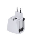 Adaptateur Voyage Universel Skross MUV MICRO Couleurs : blanc goodies publicitaire événementiel