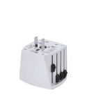 Adaptateur Voyage Universel Skross MUV MICRO Couleurs : blanc marquage laser ultra précis