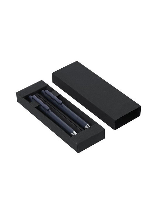 Set Foract Matières : aluminium recyclé  Couleurs : bleu marine objet promotionnel éco-responsable