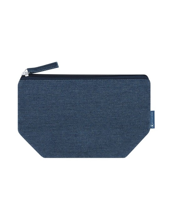Nécessaire Zinnia Couleurs : bleu Matières : jean recyclé personnalisable avec votre logo