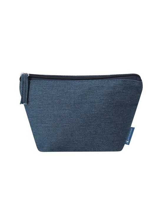 Nécessaire Zinnia Couleurs : bleu Matières : jean recyclé goodies publicitaire événementiel