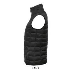 Gilet Bodywarmer Femme Personnalisé Éco-responsable - WAVE Taille textile : S Couleurs : noir impression haute définition