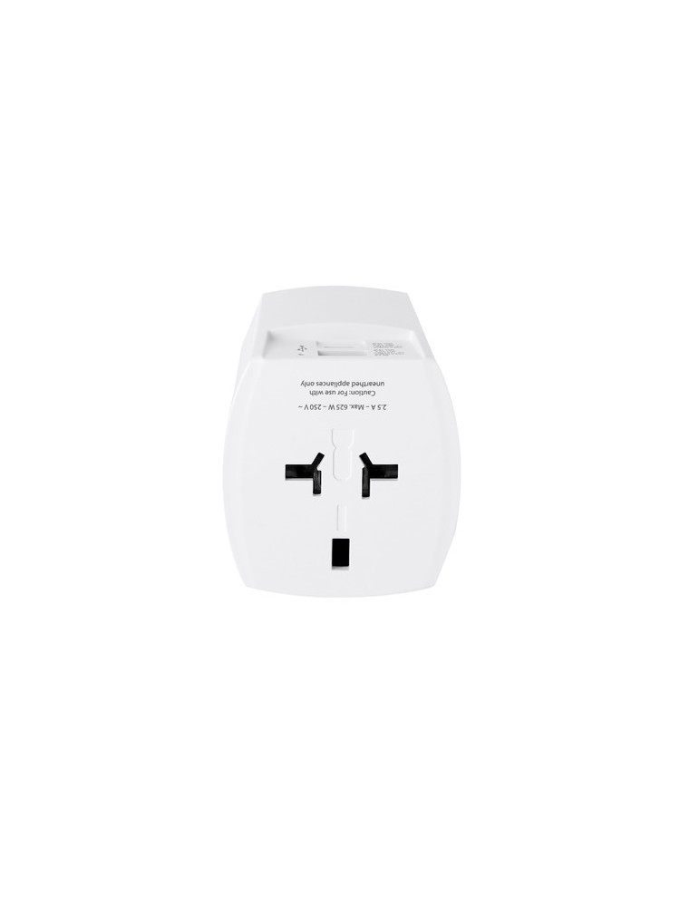 Adaptateur Voyage Universel Skross MUV USB 30W PD Couleurs : blanc personnalisable avec votre logo