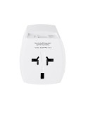 Adaptateur Voyage Universel Skross MUV USB 30W PD Couleurs : blanc personnalisable avec votre logo