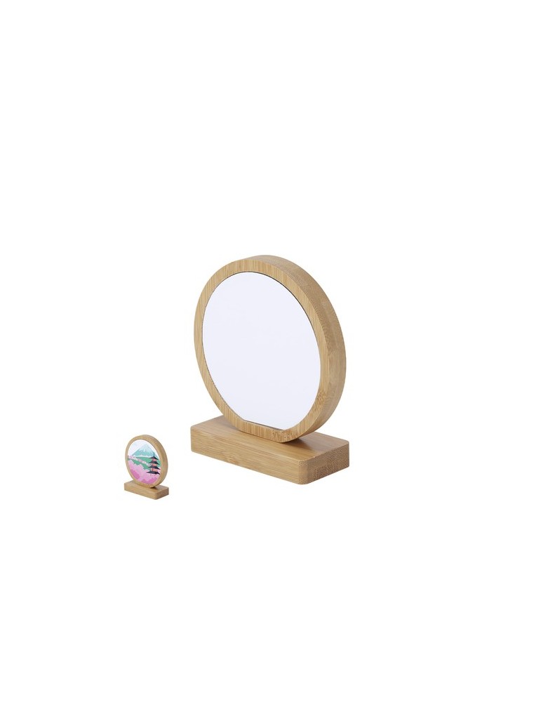 Plaque Sublimation Farnes Matières : bambou Couleurs : acier