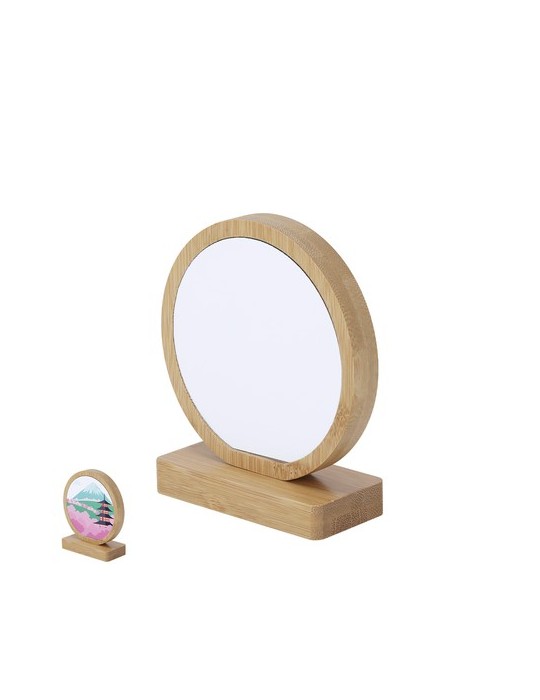 Plaque Sublimation Farnes Matières : bambou Couleurs : acier