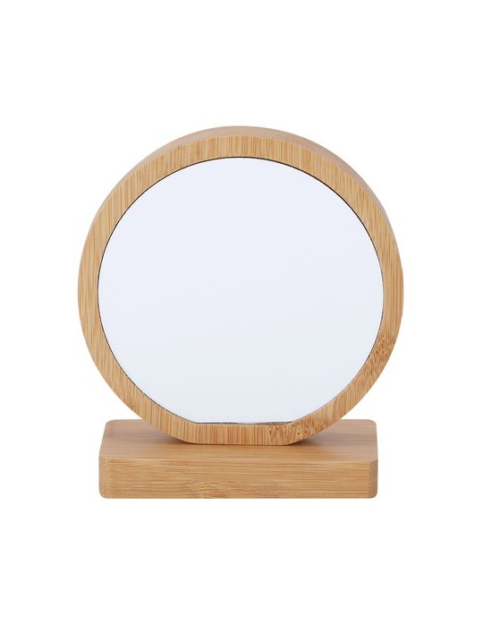 Plaque Sublimation Farnes Matières : bambou Couleurs : acier personnalisable avec votre logo