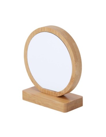 Plaque Sublimation Farnes Matières : bambou Couleurs : acier cadeau entreprise pas cher