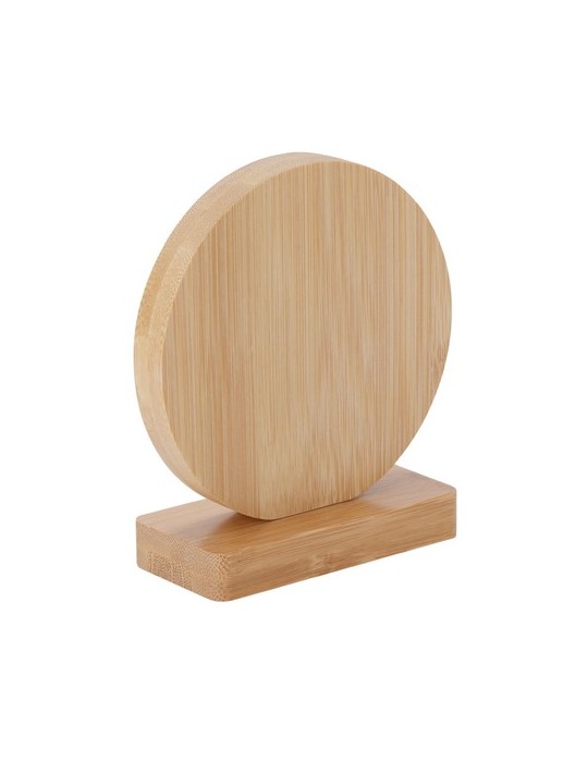 Plaque Sublimation Farnes Matières : bambou Couleurs : acier goodies publicitaire événementiel