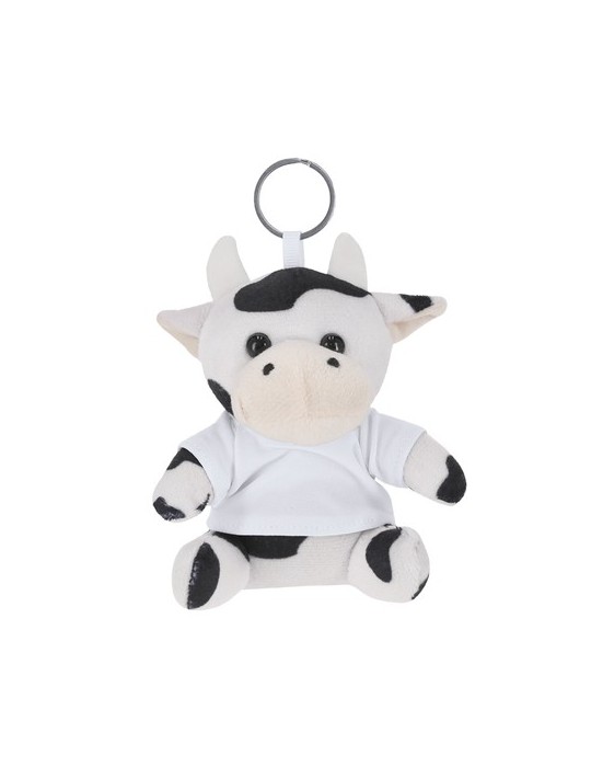 Porte-Clés Peluche Goose Matières : polyester Couleurs : blanc personnalisable avec votre logo