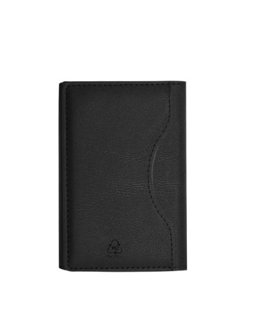 Porte-Cartes Enkor Couleurs : noir Matières : PU recyclé marquage laser ultra précis