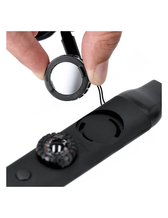 Sifflet De Survie Palorix Couleurs : noir marquage laser ultra précis