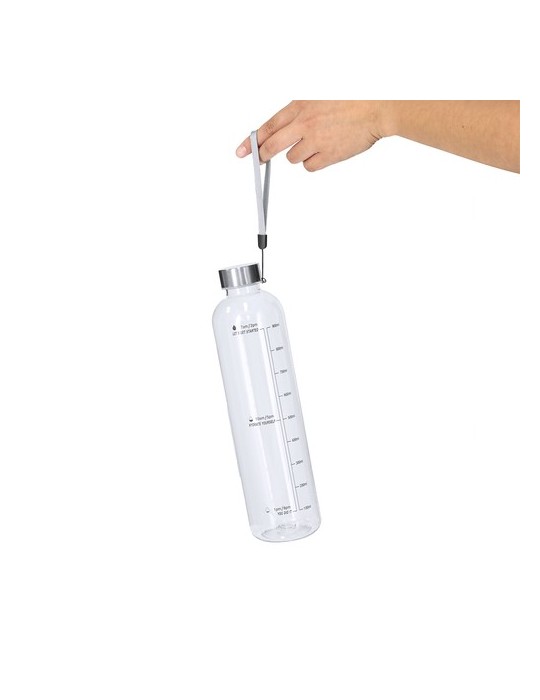 Bidon Itear Matières : acier inoxydable Couleurs : transparent goodies publicitaire événementiel