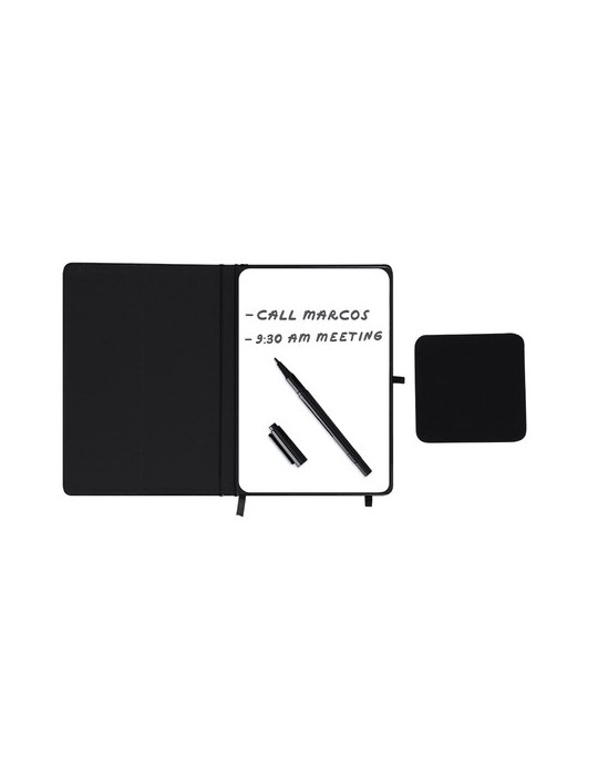 Bloc Notes Ardoise Kudar Couleurs : noir Matières : PU recyclé goodies publicitaire événementiel