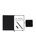 Bloc Notes Ardoise Kudar Couleurs : noir Matières : PU recyclé goodies publicitaire événementiel