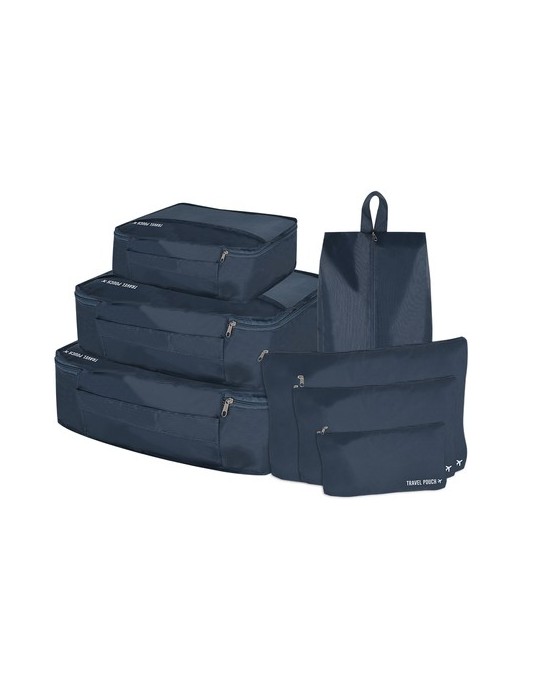 Set Organiseur Combol Matières : polyester Couleurs : bleu marine personnalisable avec votre logo