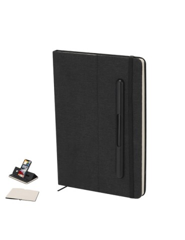 Bloc Notes Support Lemard Couleurs : noir Matières : polyester recyclé