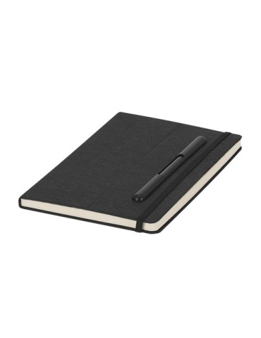Bloc Notes Support Lemard Couleurs : noir Matières : polyester recyclé cadeau entreprise pas cher