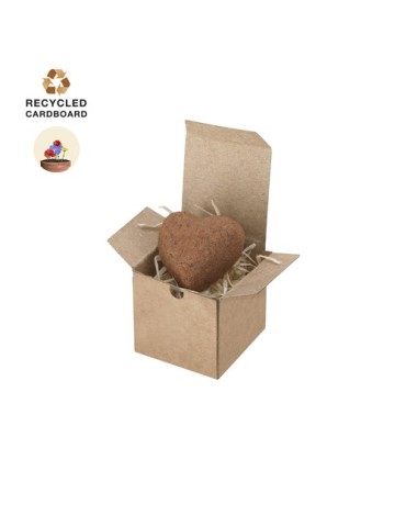 Boîte Bonbon En Forme De Cœur Fobin Matières : carton recyclé Couleurs : naturel