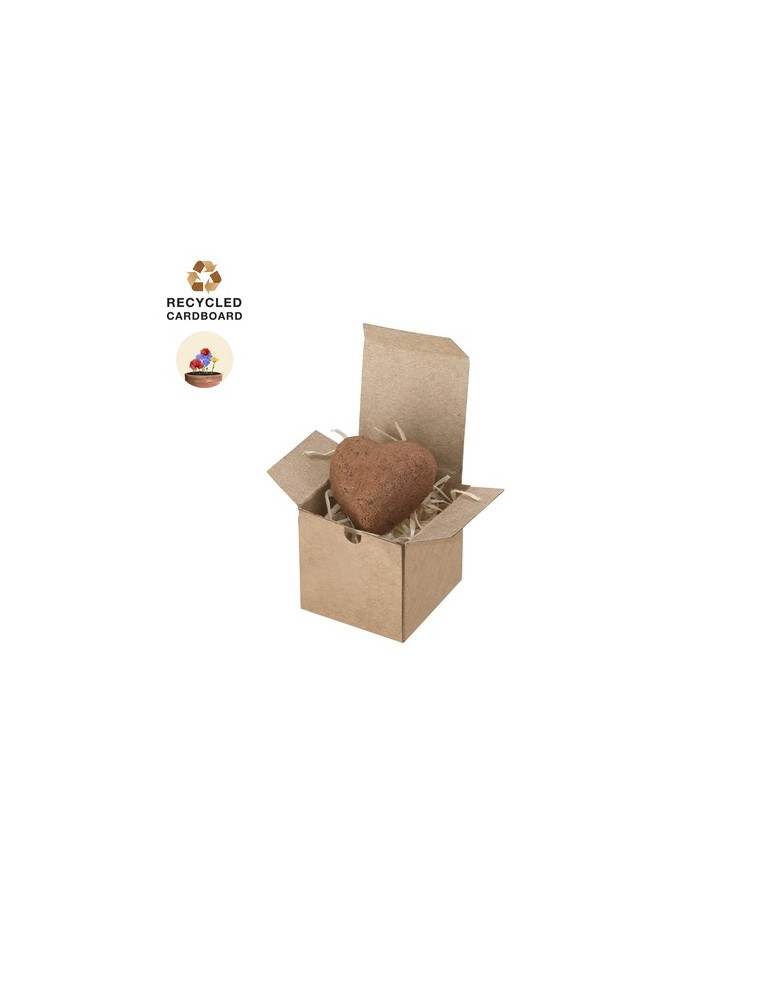 Boîte Bonbon En Forme De Cœur Fobin Matières : carton recyclé Couleurs : naturel