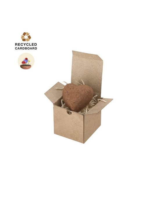 Boîte Bonbon En Forme De Cœur Fobin Matières : carton recyclé Couleurs : naturel