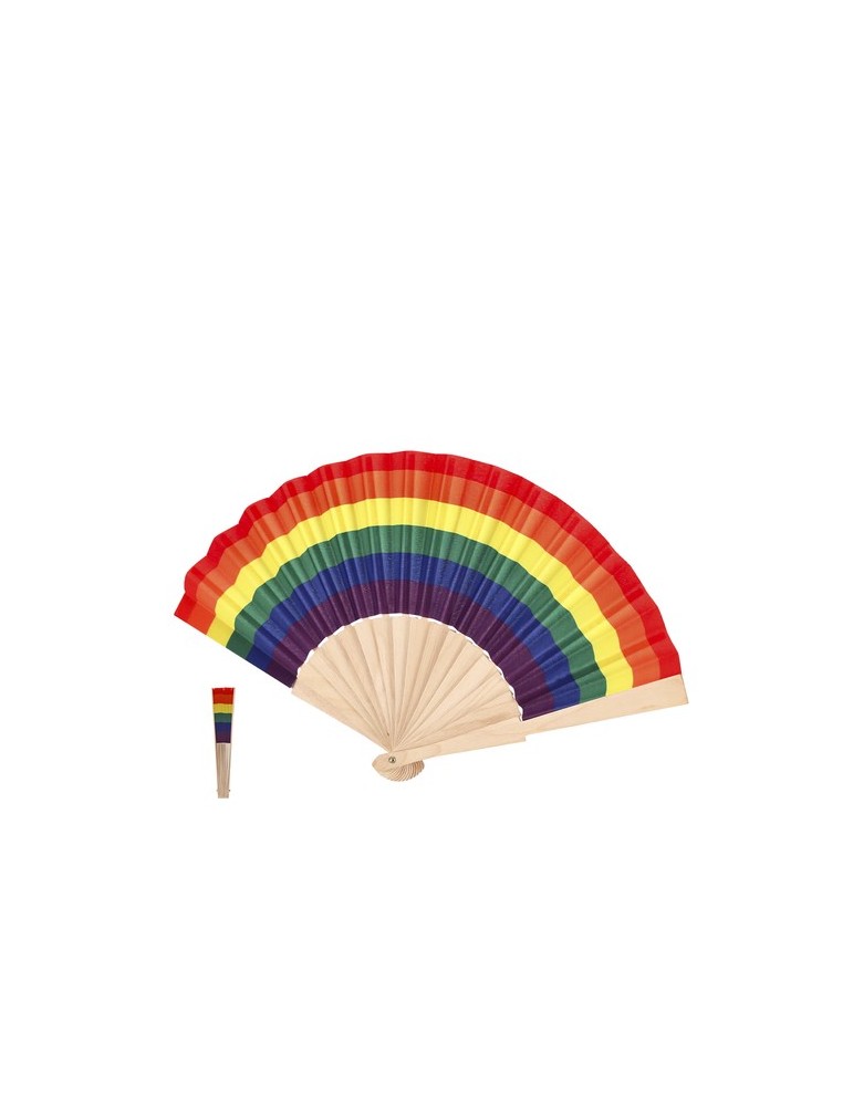 Éventail Prokip Matières : bois Couleurs : rainbow