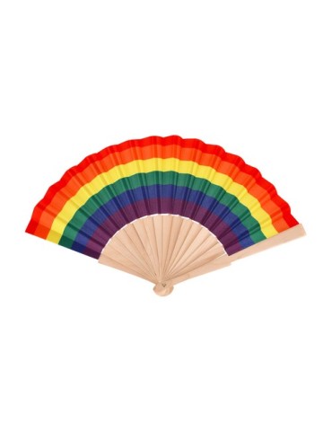 Éventail Prokip Matières : bois Couleurs : rainbow 2