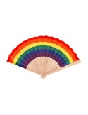 Éventail Prokip Matières : bois Couleurs : rainbow personnalisable avec votre logo