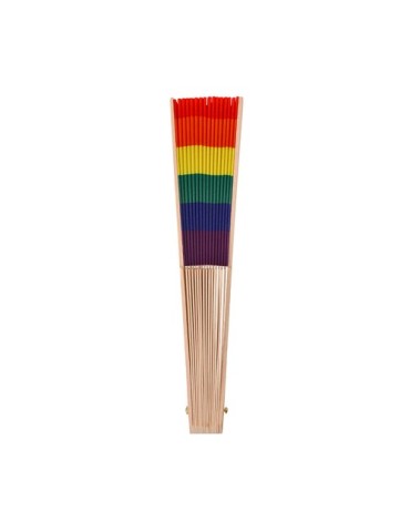 Éventail Prokip Matières : bois Couleurs : rainbow impression haute définition