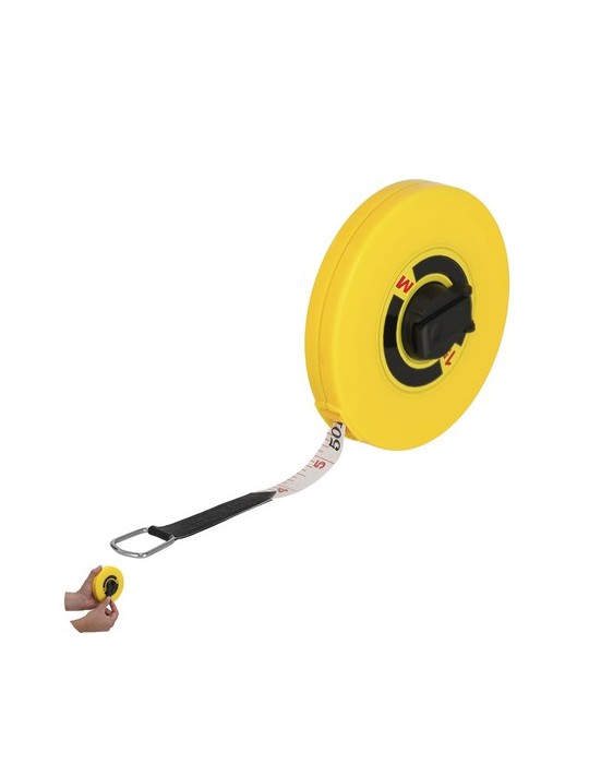 Mètre Ruban Nathor 15m Couleurs : jaune