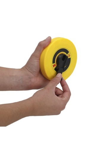 Mètre Ruban Nathor 15m Couleurs : jaune impression haute définition