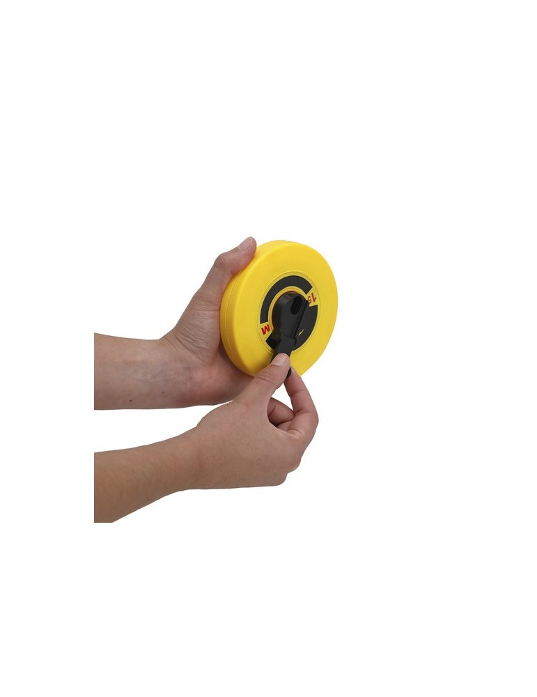 Mètre Ruban Nathor 15m Couleurs : jaune impression haute définition