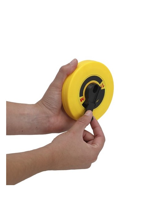 Mètre Ruban Nathor 15m Couleurs : jaune impression haute définition