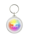 Porte-clés en plastique Leco Matières : fer Couleurs : naturel personnalisable avec votre logo