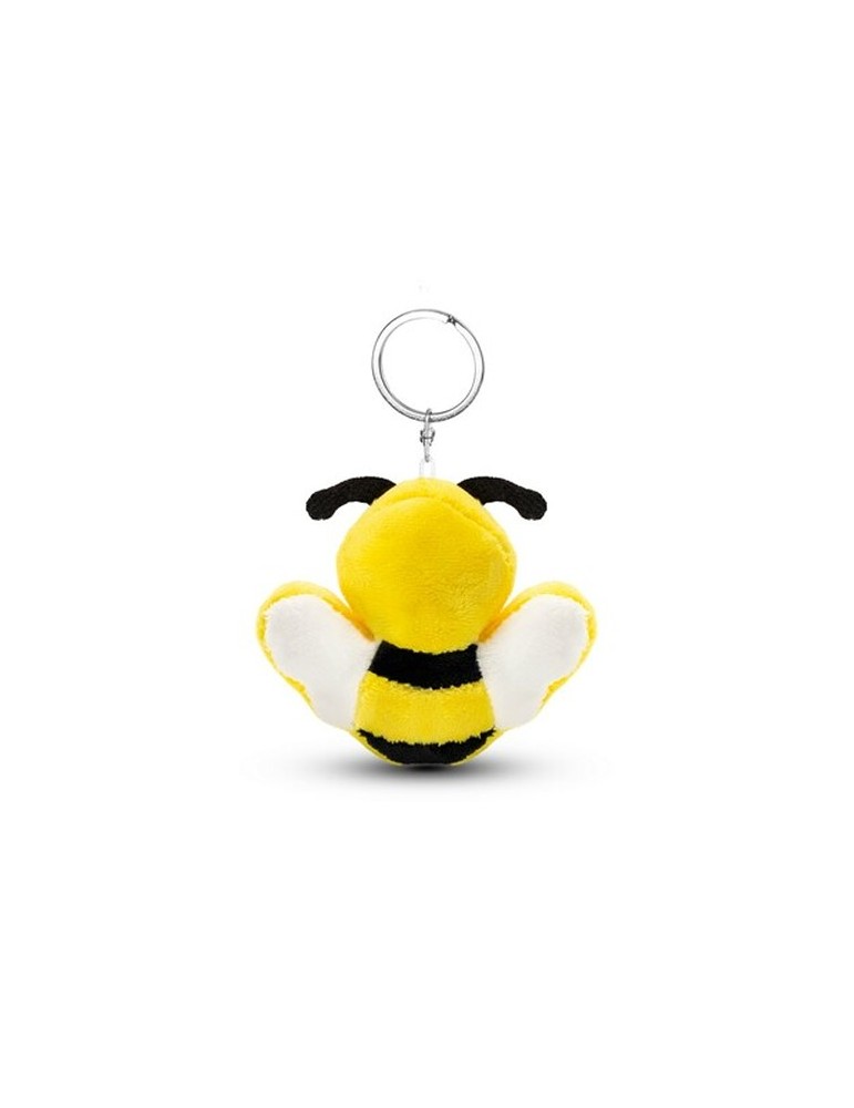 Abeille en peluche RPET, porte-clés | Miro Matières : PET recyclé Couleurs : jaune impression haute définition