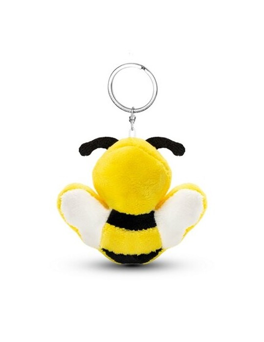 Abeille en peluche RPET, porte-clés | Miro Matières : PET recyclé Couleurs : jaune impression haute définition