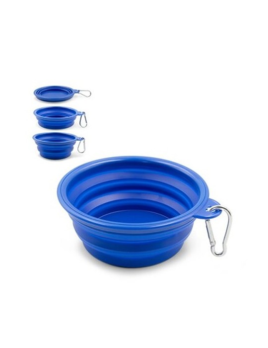 Gamelle pliable pour chien | Platora Couleurs : bleu Matières : TPR personnalisation sur mesure