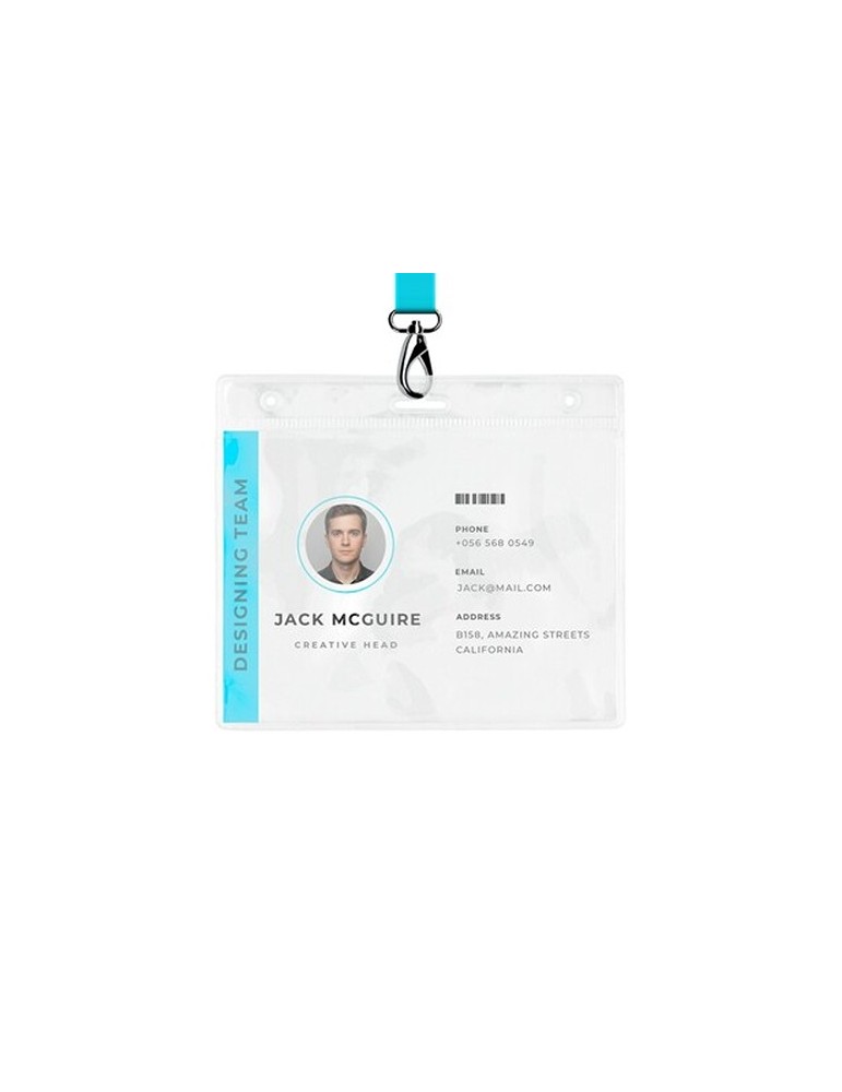 Porte-badge | Norne Matières : PVC Couleurs : naturel goodies publicitaire événementiel