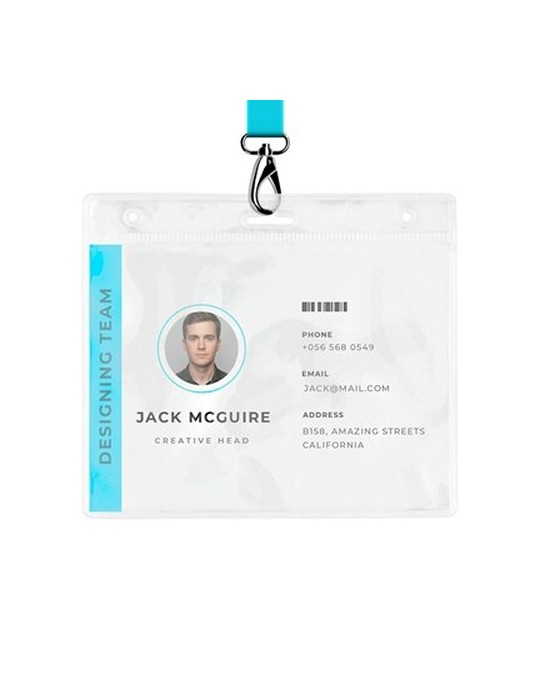 Porte-badge | Norne Matières : PVC Couleurs : naturel goodies publicitaire événementiel