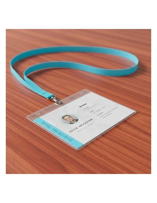 Porte-badge | Norne Matières : PVC Couleurs : naturel marquage laser ultra précis