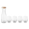 Set  de boisson en verre recyclé personnalisé - PICCADILLY Matières : verre recyclé Couleurs : transparent personnalisable avec 