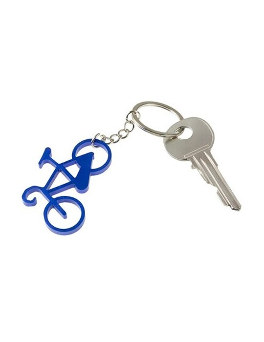 Porte-clés en forme de « bicyclette » | Rekab Matières : aluminium Couleurs : bleu personnalisation rapide en France