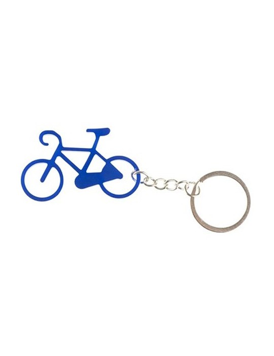 Porte-clés en forme de « bicyclette » | Rekab Matières : aluminium Couleurs : bleu marquage couleur éclatante