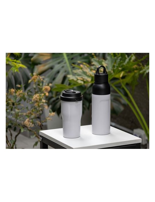 Bouteille de 520 ml BrandCharger Posh Flo Couleurs : noir cadeau affaires élégant