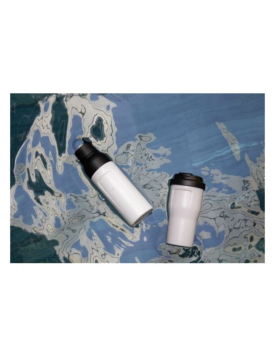 Bouteille de 520 ml BrandCharger Posh Flo Couleurs : noir impression haute définition